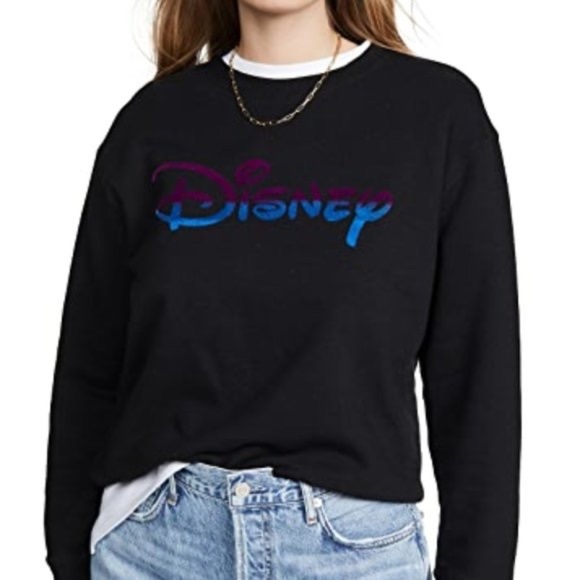 Disney X David Lerner - Logo Crewneck Sweater - Picture 1 of 4